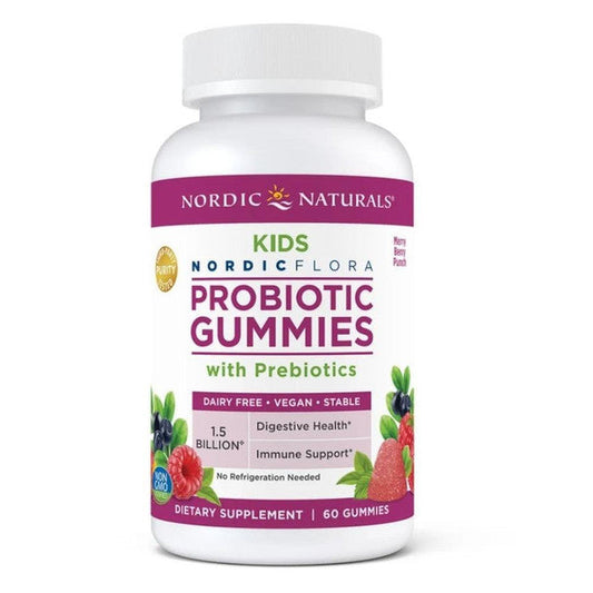 Nordic Naturals Flora Probiotic Gummies W/ Prebiotics 60 Gummies